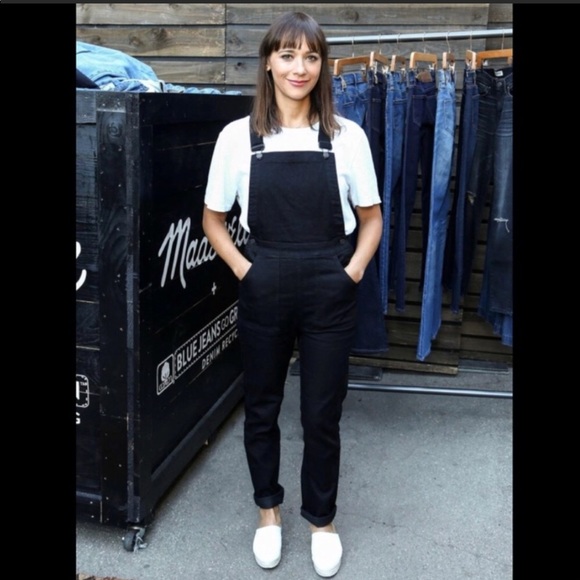 madewell straight leg overalls